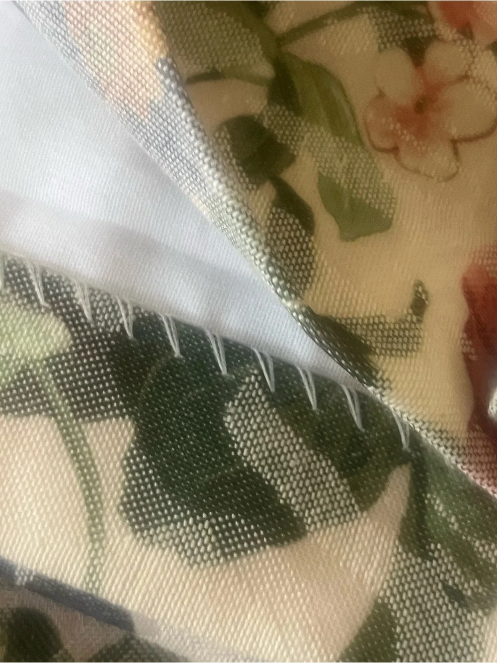 jcpenney Floral Panel Curtain in Pink, Yellow and Green